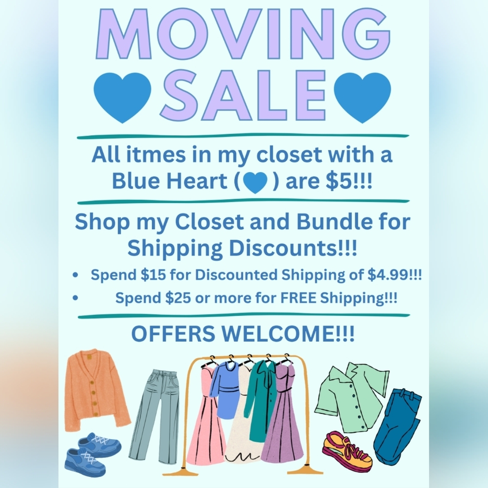Moving Sale!!!